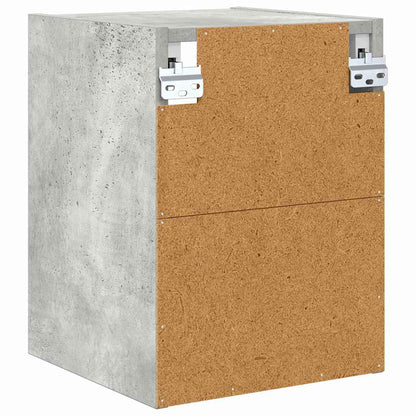 vidaXL Hanging Cabinet Concrete Grey 30 x 29.5 x 40 cm Engineered Wood