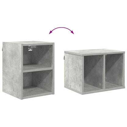 vidaXL Hanging Cabinet Concrete Grey 30 x 29.5 x 40 cm Engineered Wood