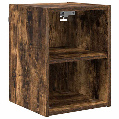 vidaXL Hanging Cabinet Smoked Oak 30 x 29.5 x 40 cm Engineered Wood