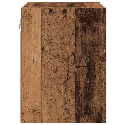 vidaXL Hanging Cabinet Old Wood 30 x 29.5 x 40 cm Engineered Wood