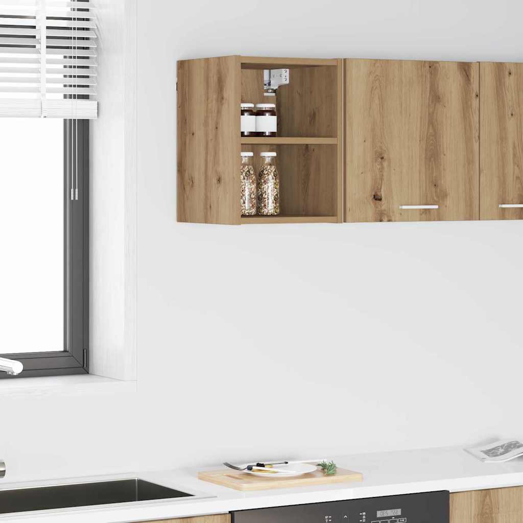 vidaXL Hanging Cabinet Artisan Oak 30 x 29.5 x 40 cm Engineered Wood