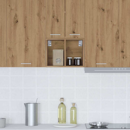 vidaXL Hanging Cabinet Artisan Oak 30 x 29.5 x 40 cm Engineered Wood