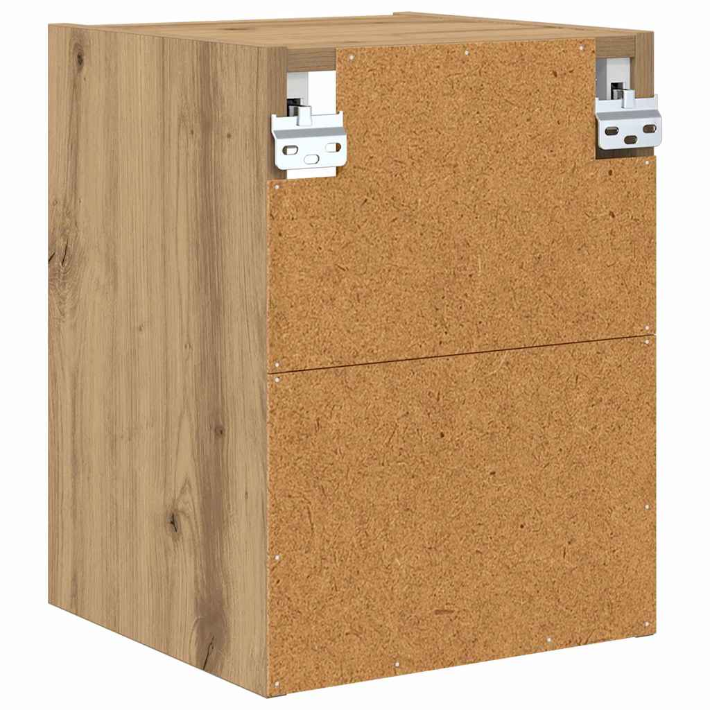 vidaXL Hanging Cabinet Artisan Oak 30 x 29.5 x 40 cm Engineered Wood