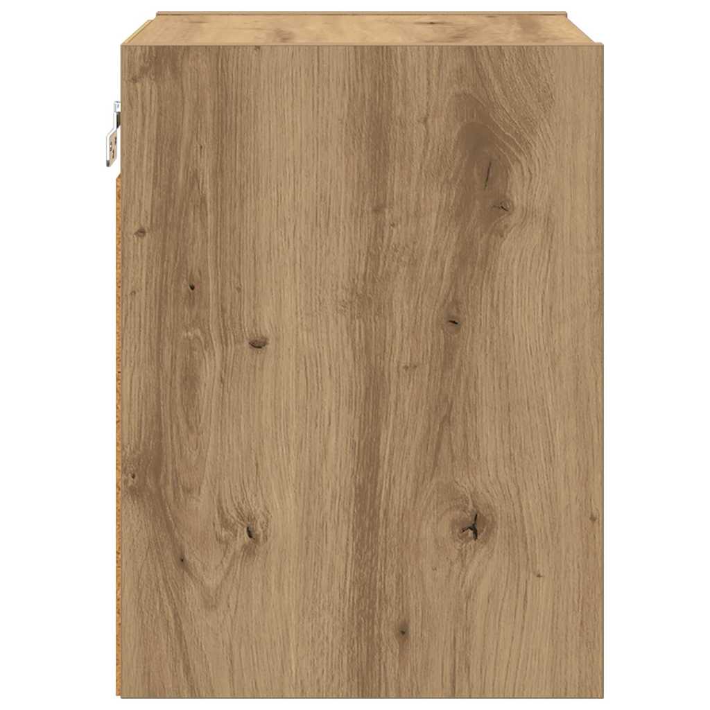 vidaXL Hanging Cabinet Artisan Oak 30 x 29.5 x 40 cm Engineered Wood