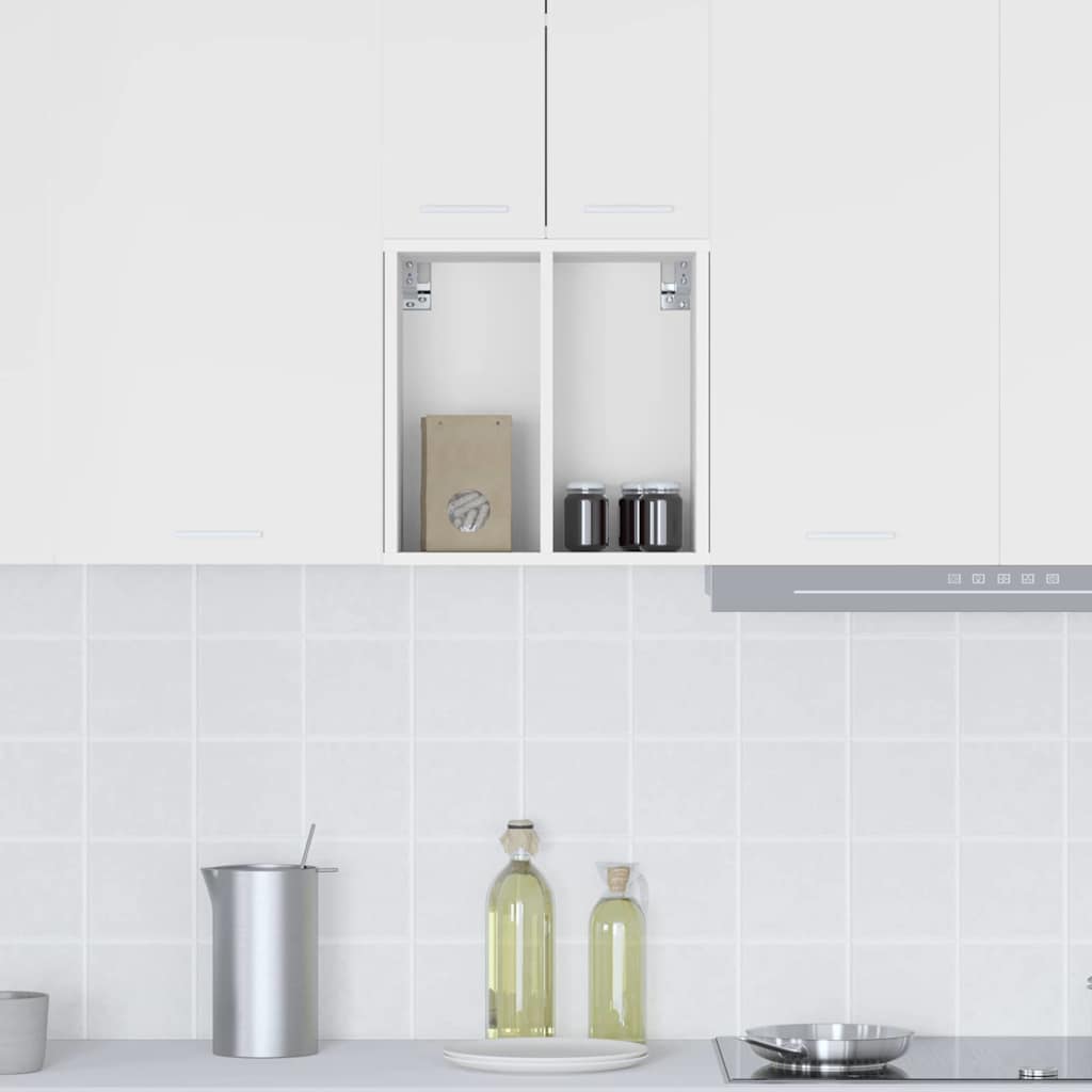 vidaXL Hanging Cabinet White 40 x 29.5 x 40 cm Engineered Wood