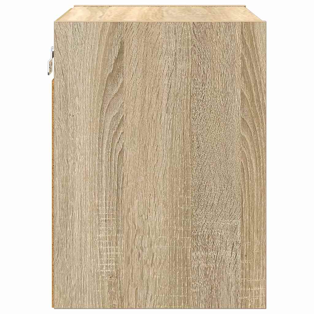 vidaXL Hanging Cabinet Sonoma Oak 40 x 29.5 x 40 cm Engineered Wood