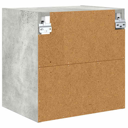 vidaXL Hanging Cabinet Concrete Grey 40 x 29.5 x 40 cm Engineered Wood