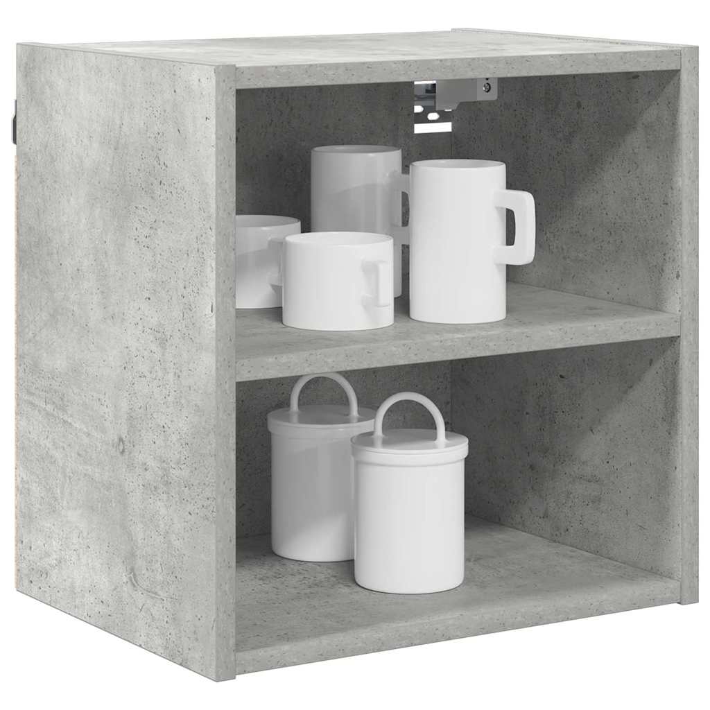 vidaXL Hanging Cabinet Concrete Grey 40 x 29.5 x 40 cm Engineered Wood