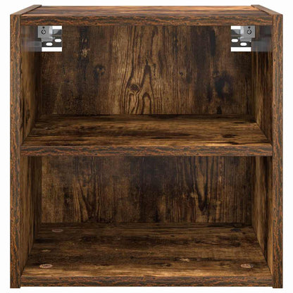 vidaXL Hanging Cabinet Smoked Oak 40 x 29.5 x 40 cm Engineered Wood