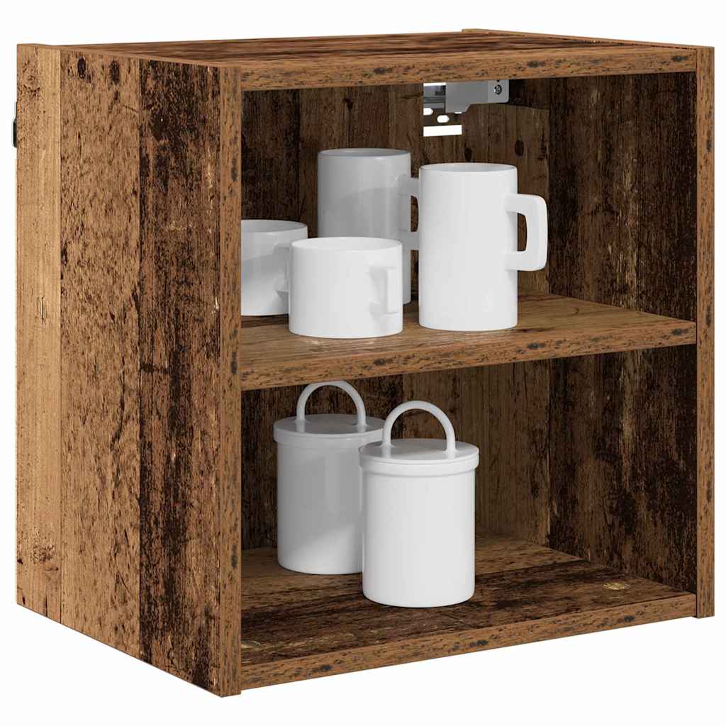 vidaXL Hanging Cabinet Old Wood 40 x 29.5 x 40 cm Engineered Wood