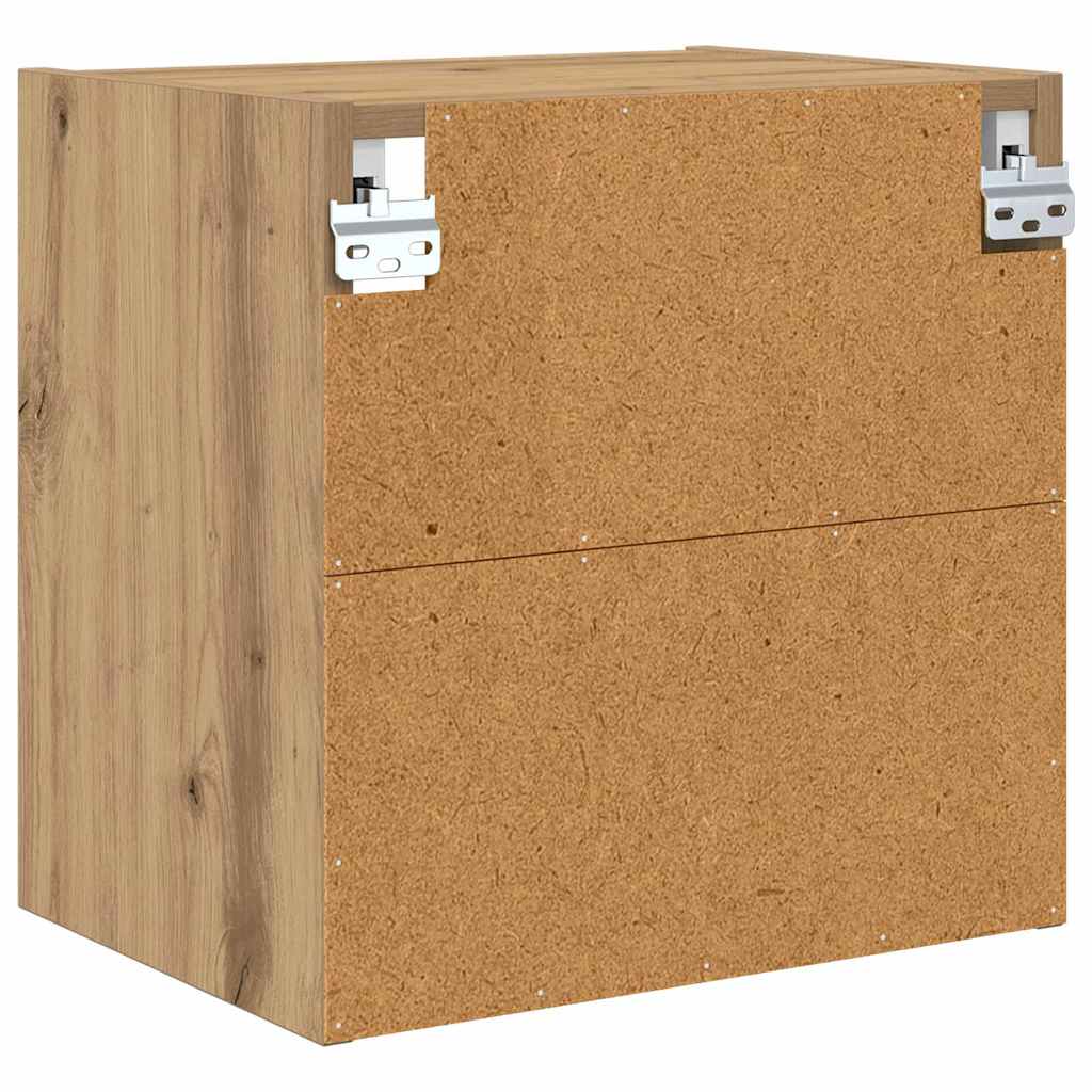 vidaXL Hanging Cabinet Artisan Oak 40 x 29.5 x 40 cm Engineered Wood