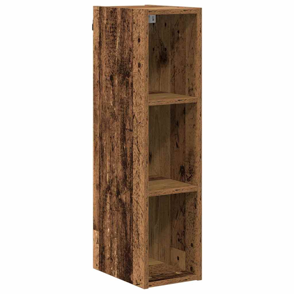 vidaXL Hanging Cabinet Old Wood 20 x 29.5 x 80 cm Engineered Wood