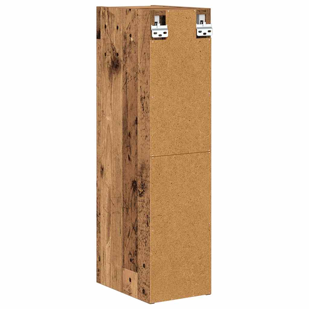 vidaXL Hanging Cabinet Old Wood 20 x 29.5 x 80 cm Engineered Wood