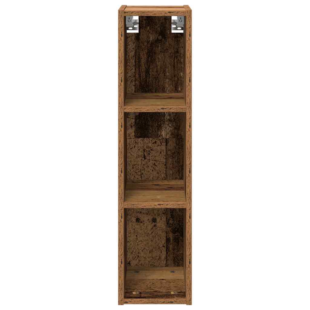 vidaXL Hanging Cabinet Old Wood 20 x 29.5 x 80 cm Engineered Wood