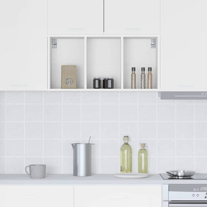 vidaXL Hanging Cabinet White 40 x 29.5 x 80 cm Engineered Wood