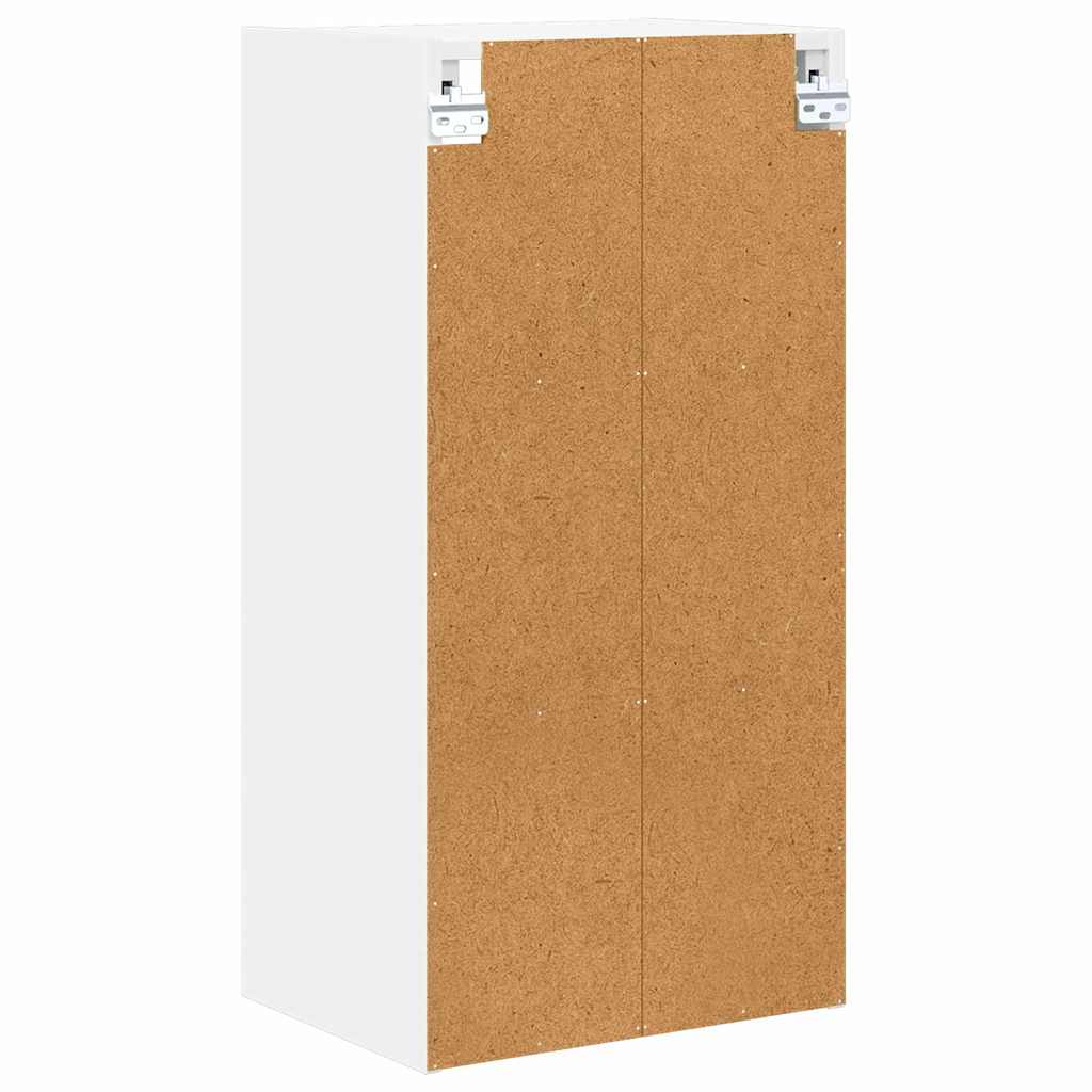 vidaXL Hanging Cabinet White 40 x 29.5 x 80 cm Engineered Wood