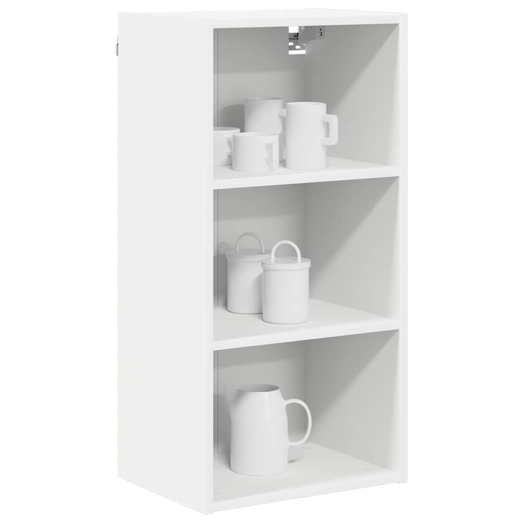 vidaXL Hanging Cabinet White 40 x 29.5 x 80 cm Engineered Wood