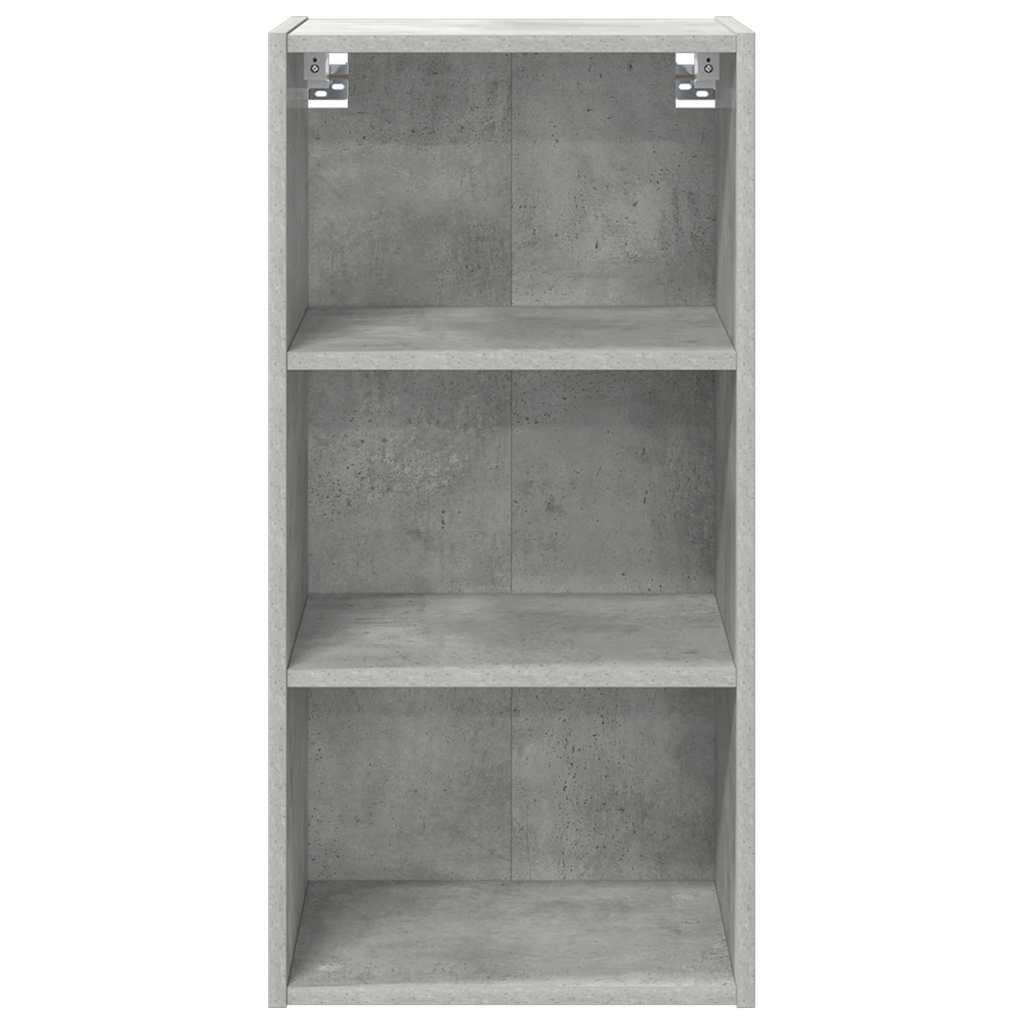 vidaXL Hanging Cabinet Concrete Grey 40 x 29.5 x 80 cm Engineered Wood