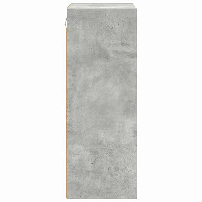 vidaXL Hanging Cabinet Concrete Grey 40 x 29.5 x 80 cm Engineered Wood