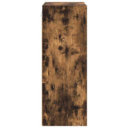 vidaXL Hanging Cabinet Smoked Oak 40 x 29.5 x 80 cm Engineered Wood