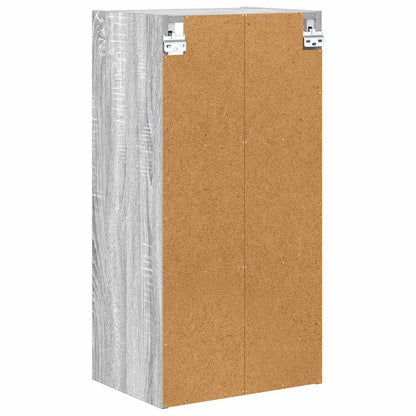 vidaXL Hanging Cabinet Grey Sonoma 40 x 29.5 x 80 cm Engineered Wood