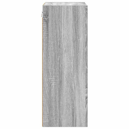 vidaXL Hanging Cabinet Grey Sonoma 40 x 29.5 x 80 cm Engineered Wood