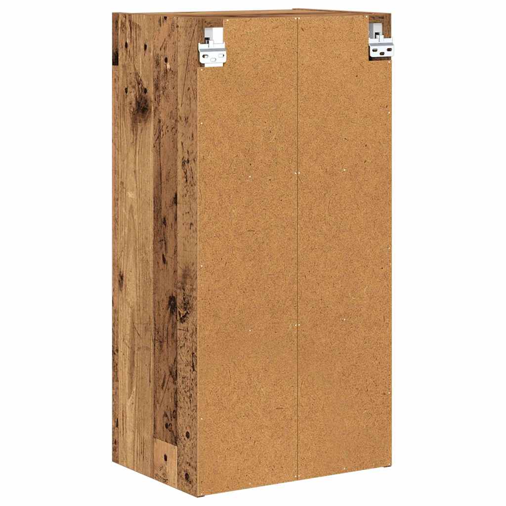 vidaXL Hanging Cabinet Old Wood 40 x 29.5 x 80 cm Engineered Wood