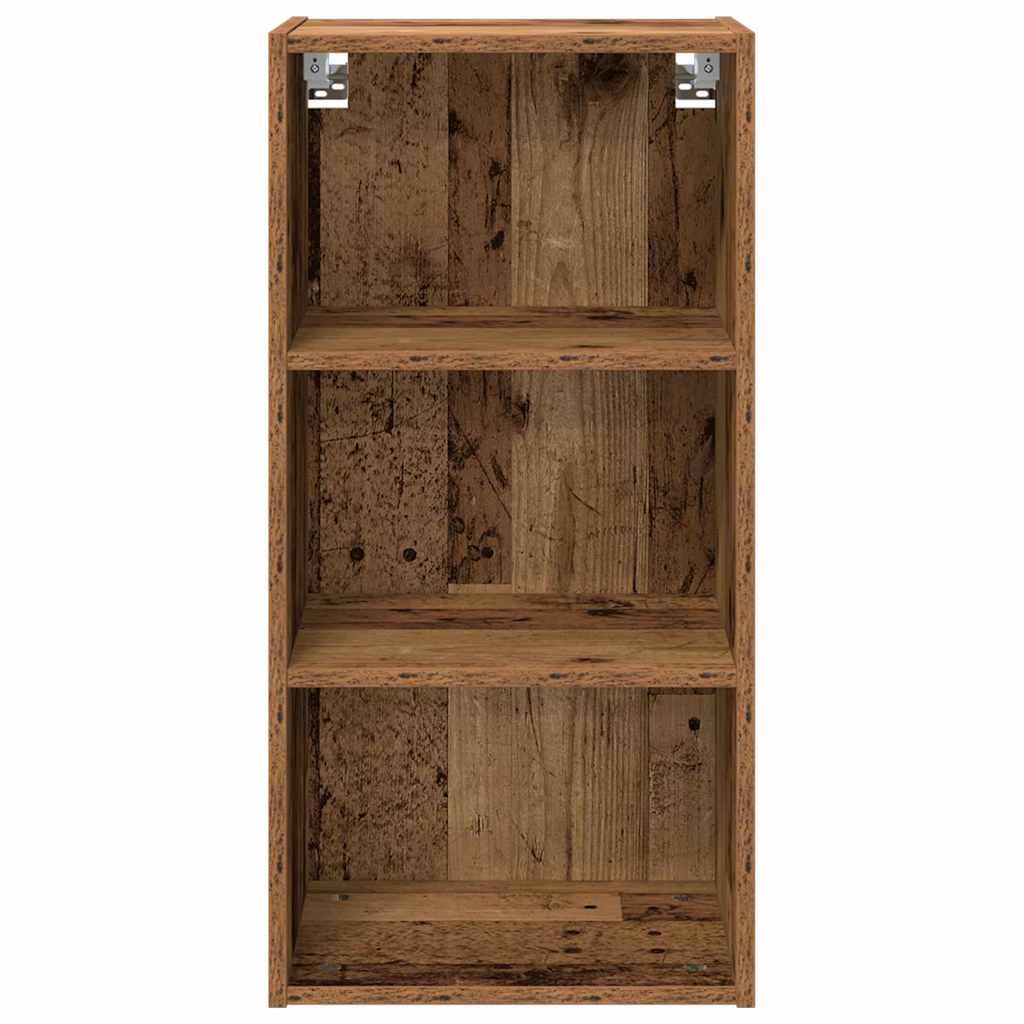 vidaXL Hanging Cabinet Old Wood 40 x 29.5 x 80 cm Engineered Wood