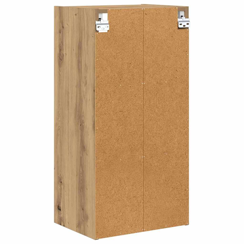 vidaXL Hanging Cabinet Artisan Oak 40 x 29.5 x 80 cm Engineered Wood