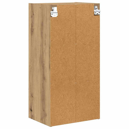 vidaXL Hanging Cabinet Artisan Oak 40 x 29.5 x 80 cm Engineered Wood