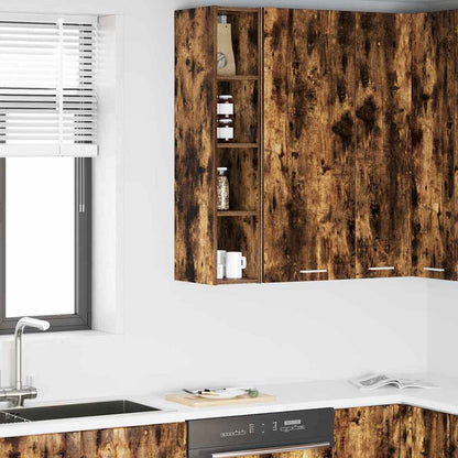 vidaXL Hanging Cabinet Smoked Oak 20 x 29.5 x 100 cm Engineered Wood