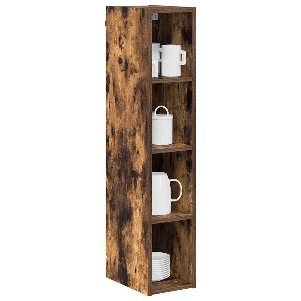 vidaXL Hanging Cabinet Smoked Oak 20 x 29.5 x 100 cm Engineered Wood