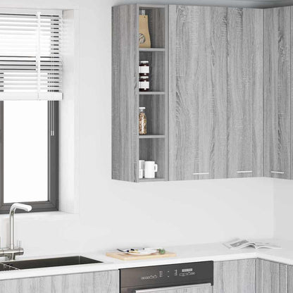 vidaXL Hanging Cabinet Grey Sonoma 20 x 29.5 x 100 cm Engineered Wood