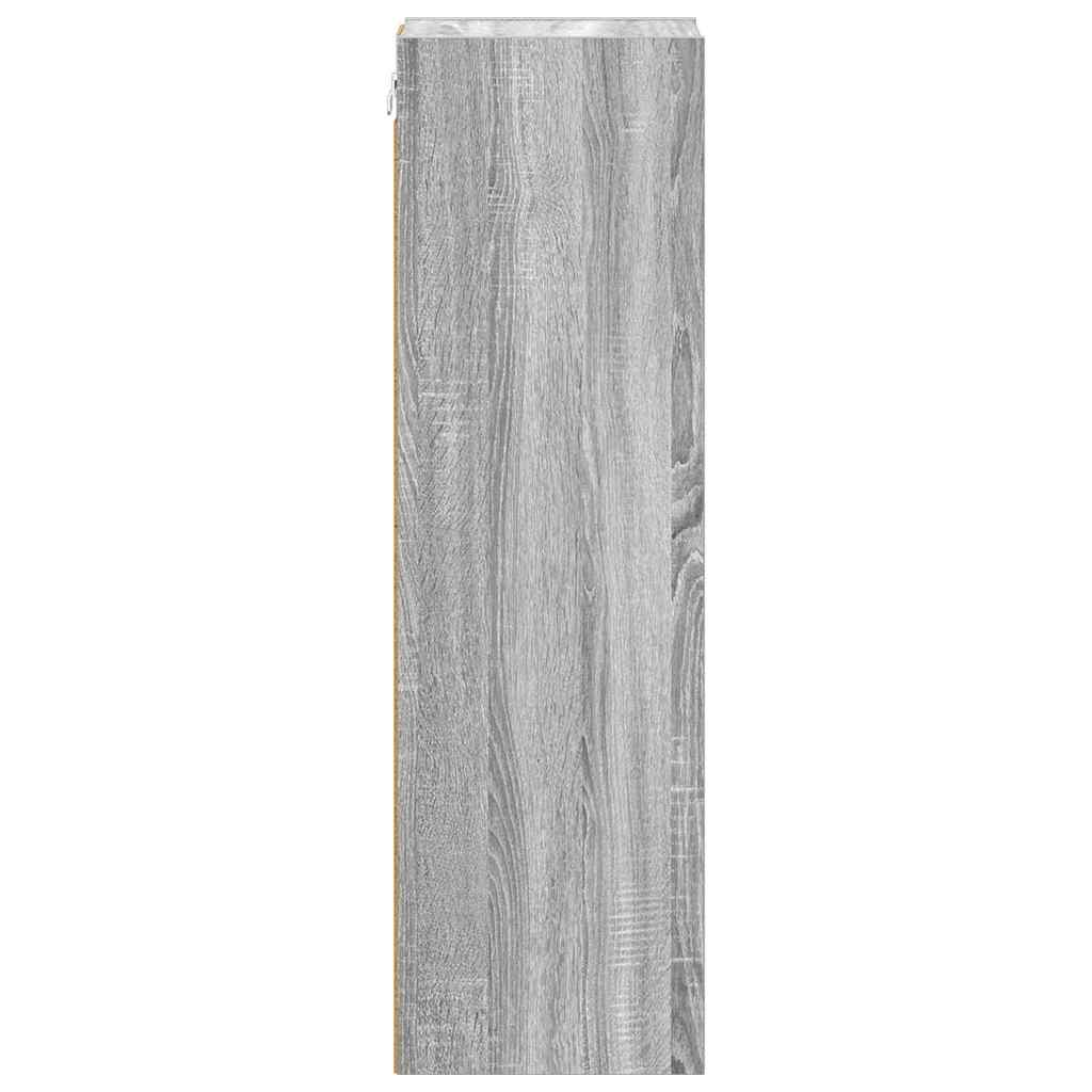 vidaXL Hanging Cabinet Grey Sonoma 20 x 29.5 x 100 cm Engineered Wood