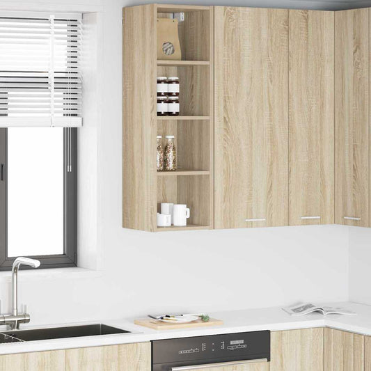 vidaXL Hanging Cabinet Sonoma Oak 30 x 29.5 x 100 cm Engineered Wood
