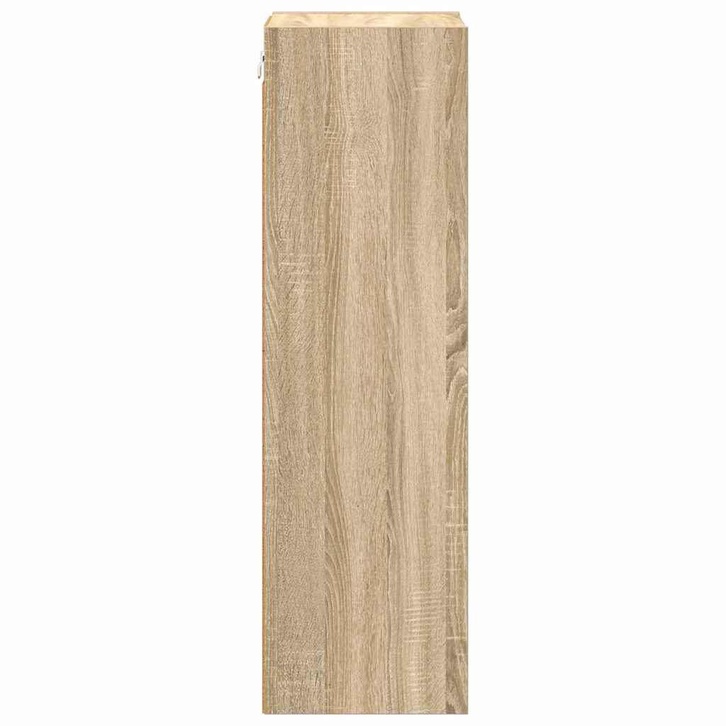 vidaXL Hanging Cabinet Sonoma Oak 30 x 29.5 x 100 cm Engineered Wood