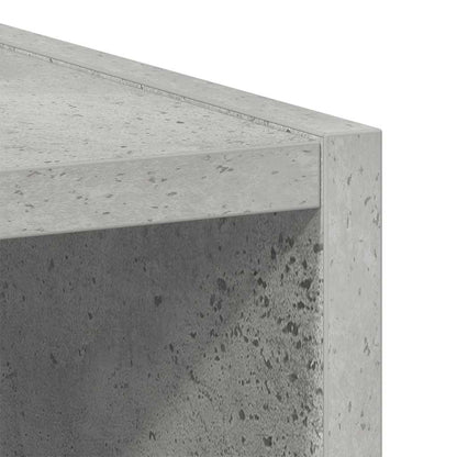 vidaXL Hanging Cabinet with Storage Concrete Grey 30 x 29.5 x 100 cm