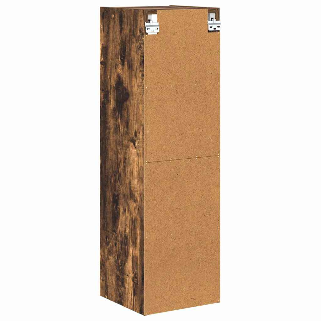 vidaXL Hanging Cabinet Smoked Oak 30 x 29.5 x 100 cm Engineered Wood
