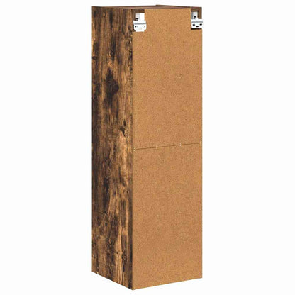 vidaXL Hanging Cabinet Smoked Oak 30 x 29.5 x 100 cm Engineered Wood
