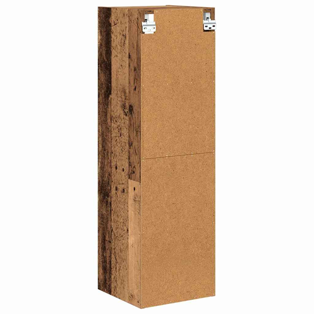 vidaXL Hanging Cabinet Old Wood 30 x 29.5 x 100 cm Engineered Wood