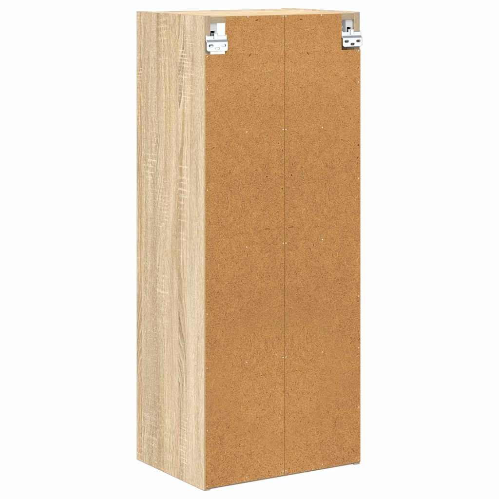vidaXL Hanging Cabinet Sonoma Oak 40 x 29.5 x 100 cm Engineered Wood