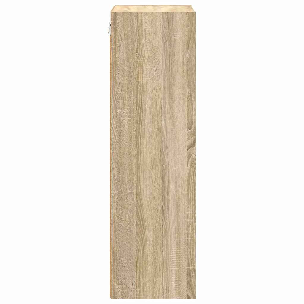 vidaXL Hanging Cabinet Sonoma Oak 40 x 29.5 x 100 cm Engineered Wood