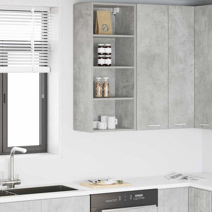 vidaXL Hanging Cabinet Concrete Grey 40 x 29.5 x 100 cm