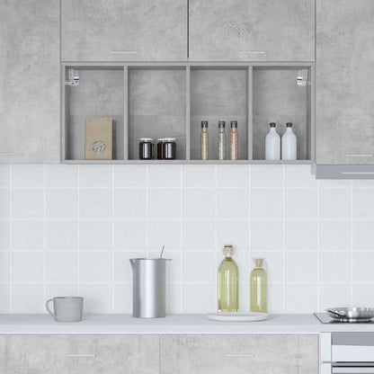 vidaXL Hanging Cabinet Concrete Grey 40 x 29.5 x 100 cm
