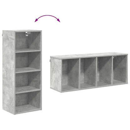vidaXL Hanging Cabinet Concrete Grey 40 x 29.5 x 100 cm