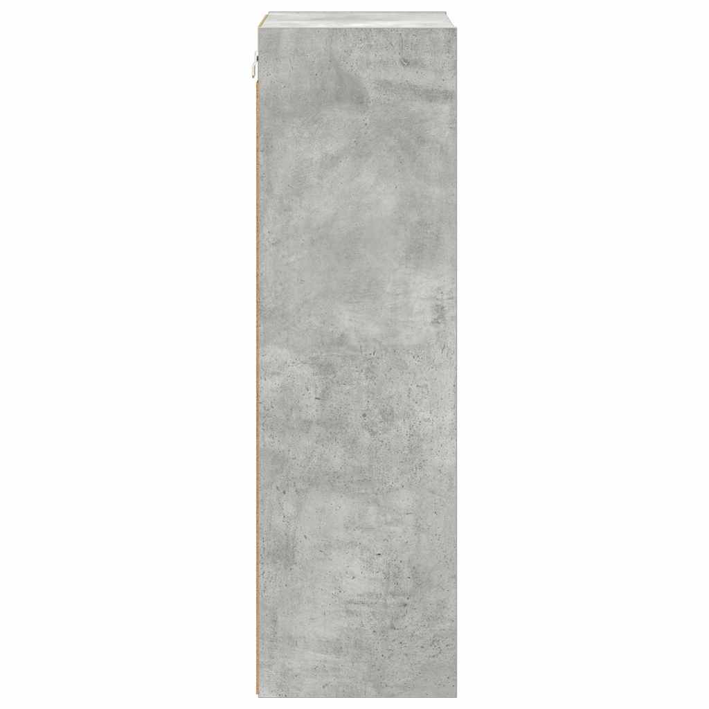 vidaXL Hanging Cabinet Concrete Grey 40 x 29.5 x 100 cm