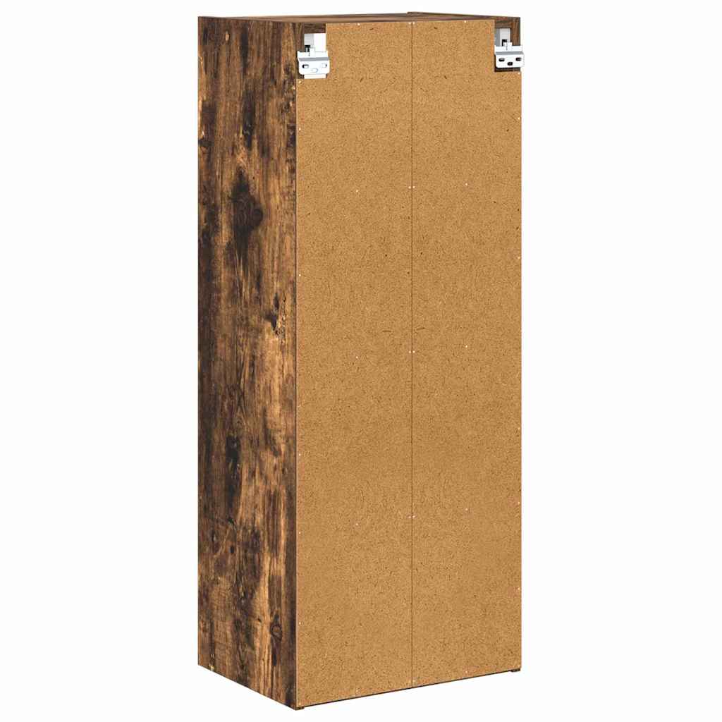 vidaXL Hanging Cabinet Smoked Oak 40 x 29.5 x 100 cm Engineered Wood