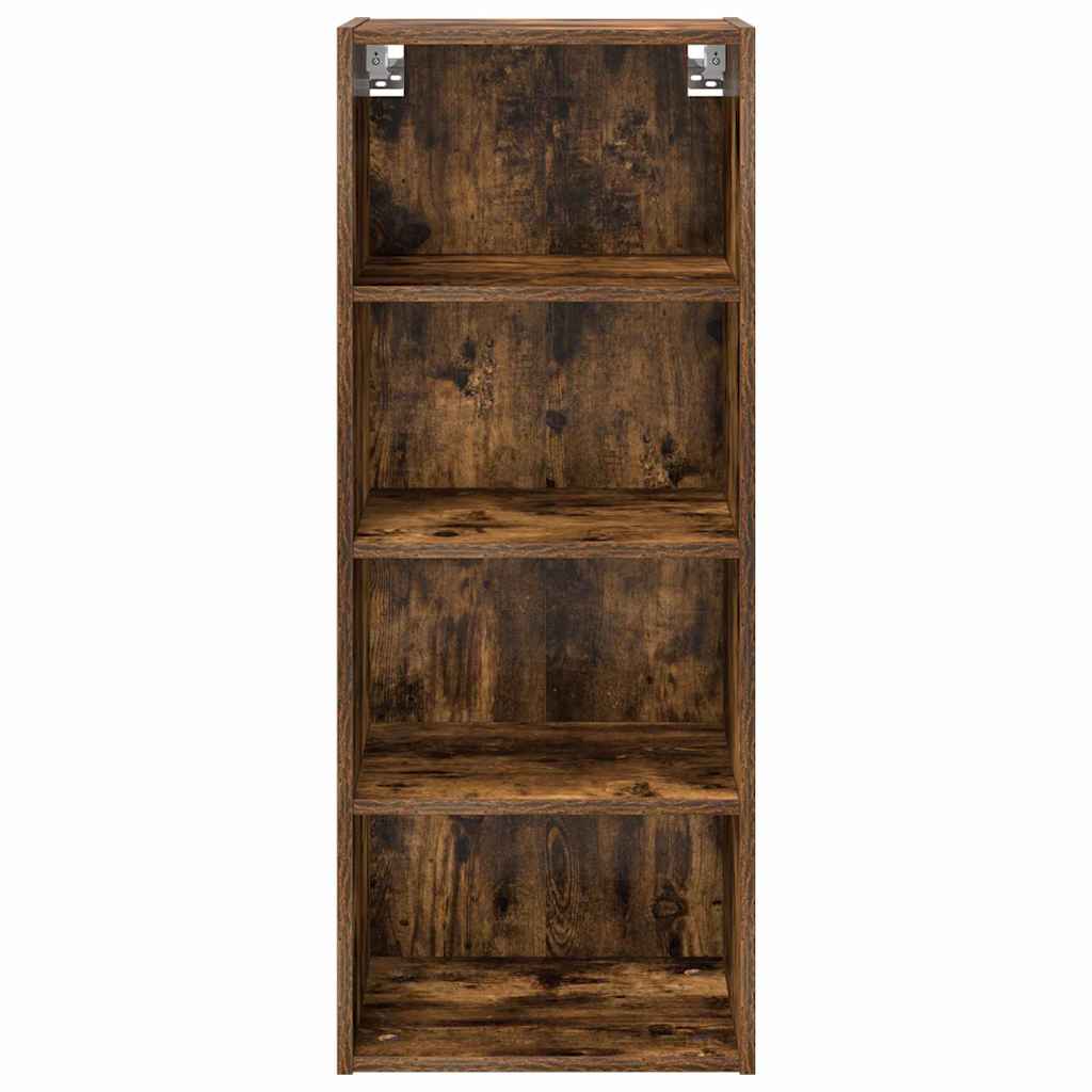 vidaXL Hanging Cabinet Smoked Oak 40 x 29.5 x 100 cm Engineered Wood