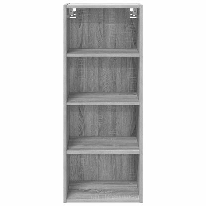 vidaXL Hanging Cabinet Grey Sonoma 40 x 29.5 x 100 cm Engineered Wood