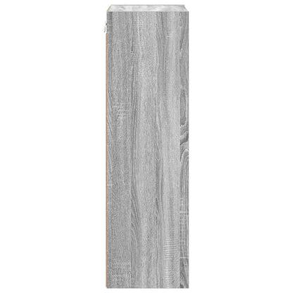 vidaXL Hanging Cabinet Grey Sonoma 40 x 29.5 x 100 cm Engineered Wood